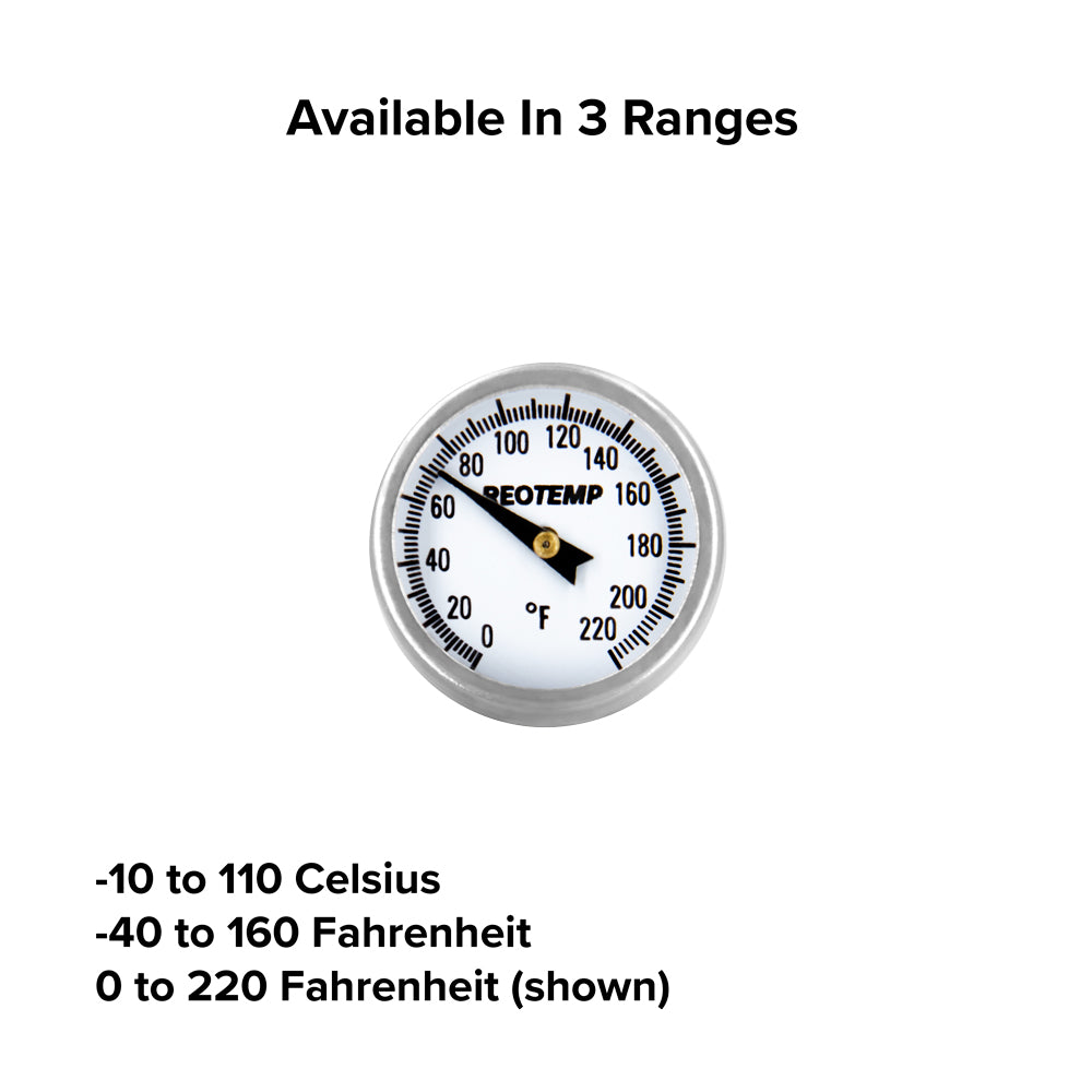 Ashcroft -4 Bi-Metal Thermometer- 200-1000 Degree